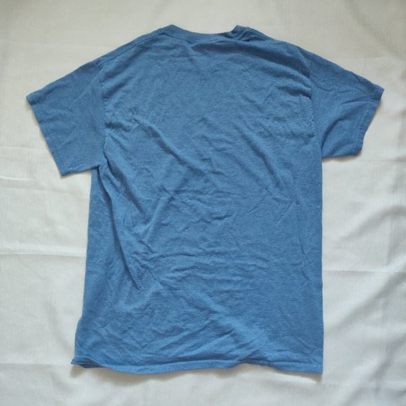 University of Toronto Short Sleeve T-shirt Blue 100% Cotton Size M - Picture 2 of 3